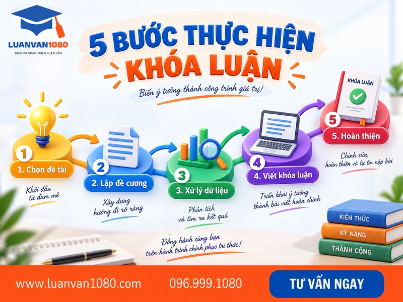 Quy trình thực hiện khoá luận tốt nghiệp