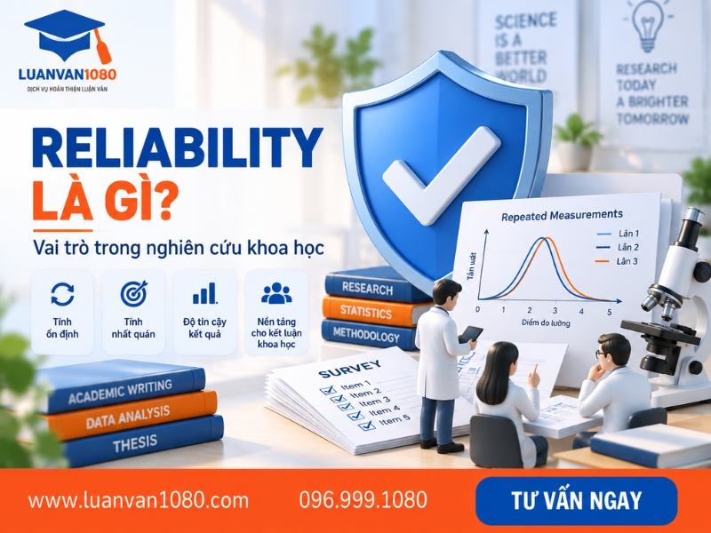 Reliability là gì? Vai trò trong nghiên cứu khoa học