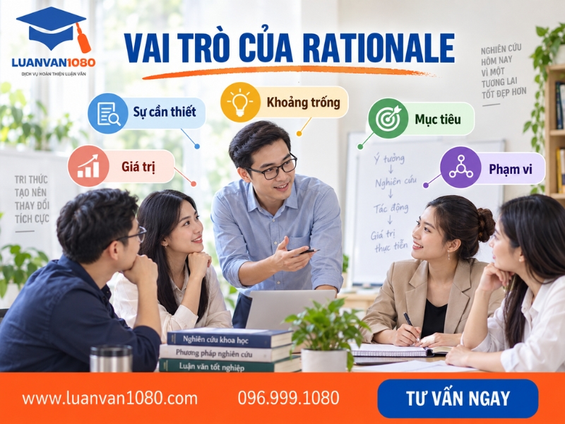 Vai trò của rationale in research
