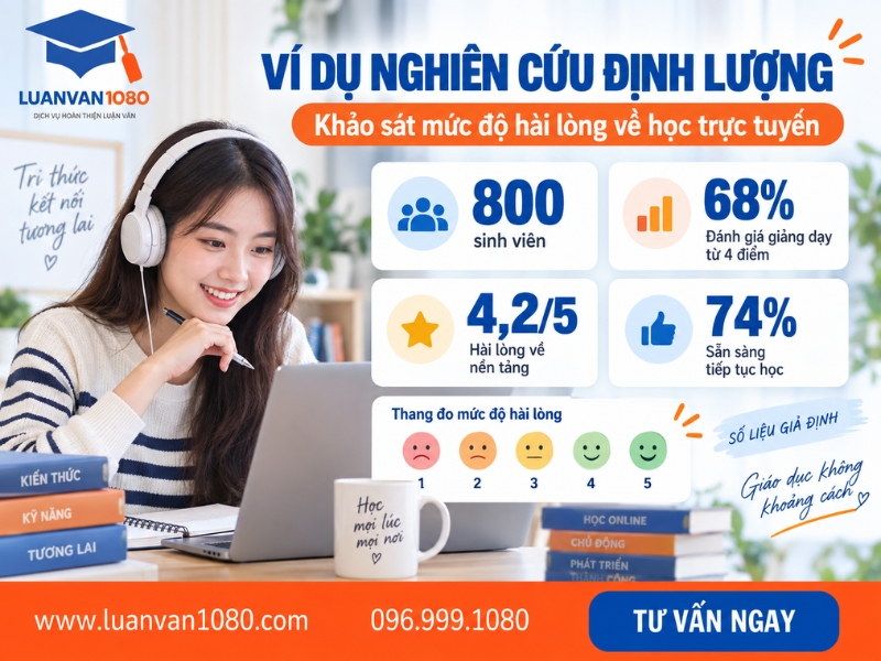 Ví dụ minh hoạ về nghiên cứu định lượng