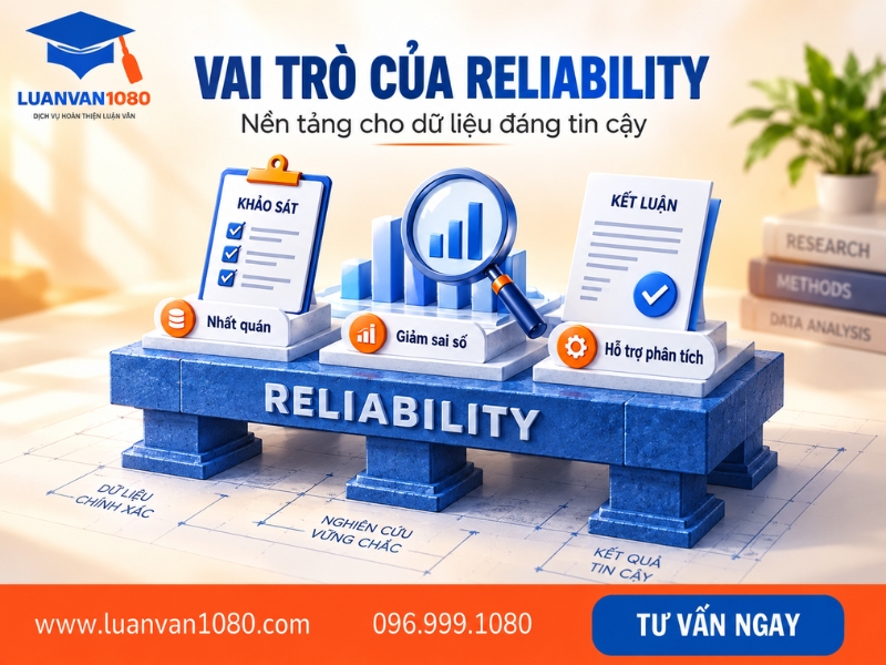 Vì sao reliability quan trọng trong nghiên cứu khoa học?