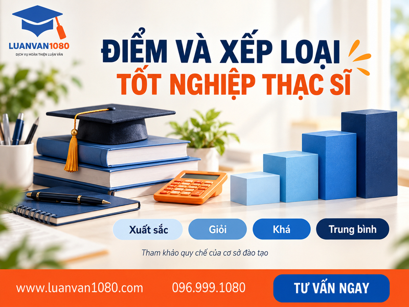 Cách tính điểm, xếp loại tốt nghiệp thạc sĩ