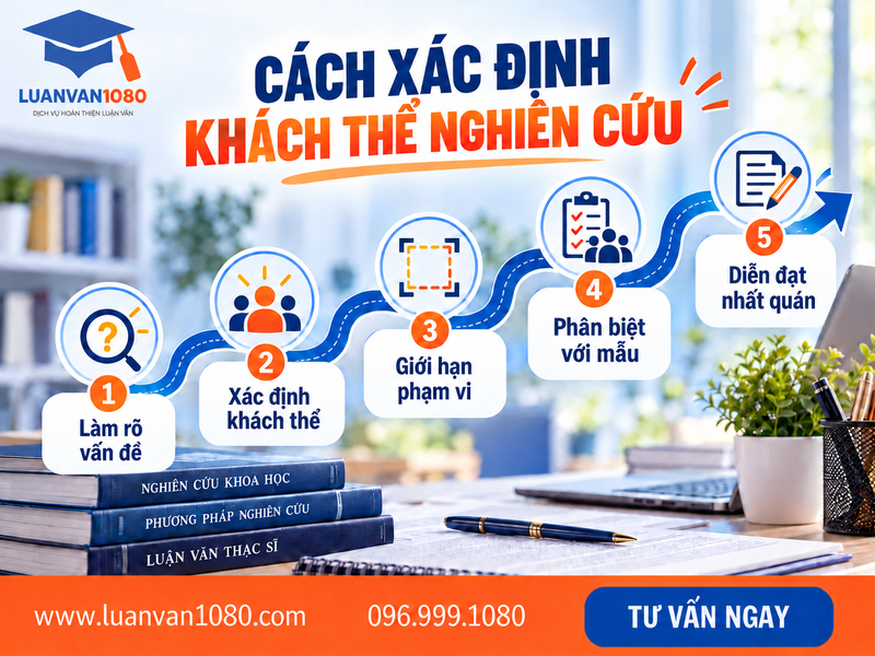 Cách xác định khách thể nghiên cứu chuẩn trong luận văn, khóa luận