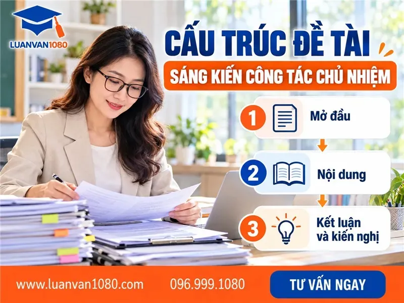Cấu trúc một đề tài sáng kiến kinh nghiệm về công tác chủ nhiệm