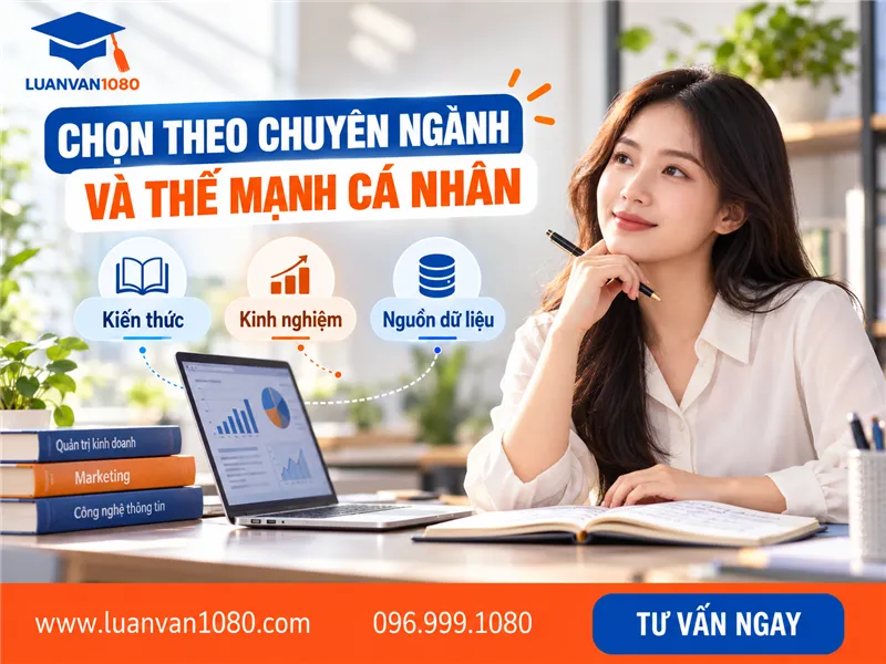 Chọn theo chuyên ngành và thế mạnh cá nhân