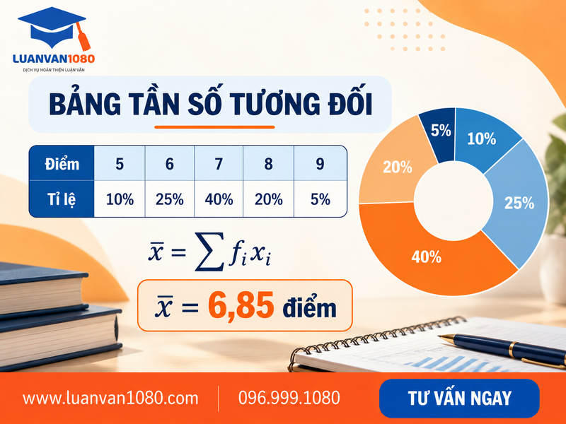 Công thức tính trung bình mẫu (giá trị trung bình)