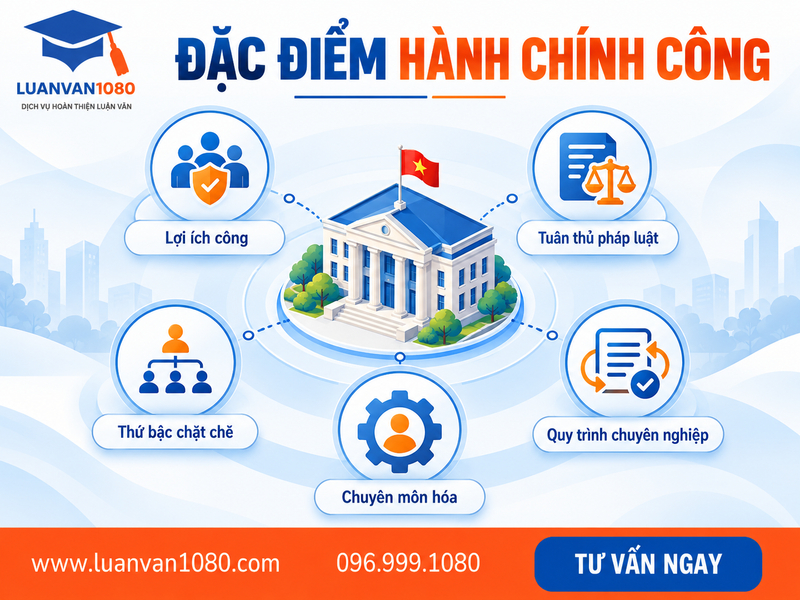 Đặc điểm cơ bản của hành chính công là gì?