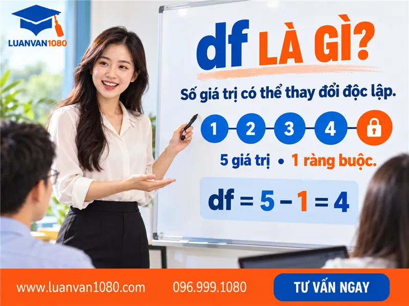 Df là gì? Bậc tự do (Degrees of Freedom) trong thống kê