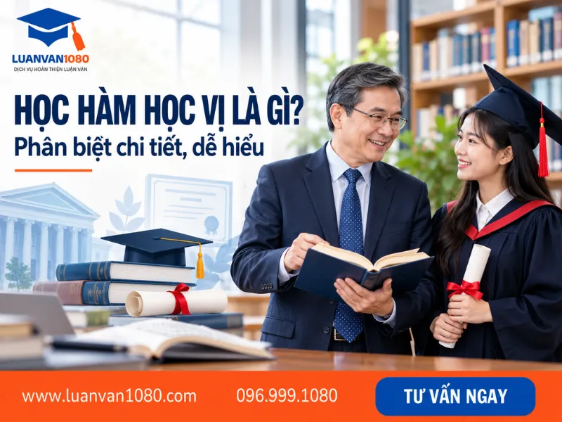 Học hàm học vị là gì? Phân biệt chi tiết, dễ hiểu