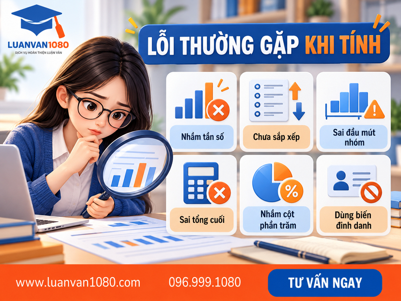 Lỗi thường gặp khi tính tần số tích lũy và cách khắc phục