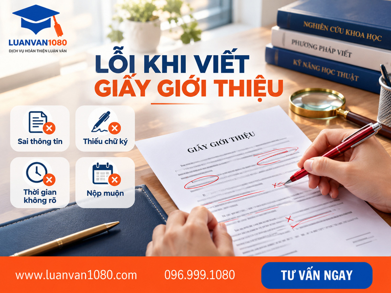 Những lỗi thường gặp khi viết giấy giới thiệu thực tập