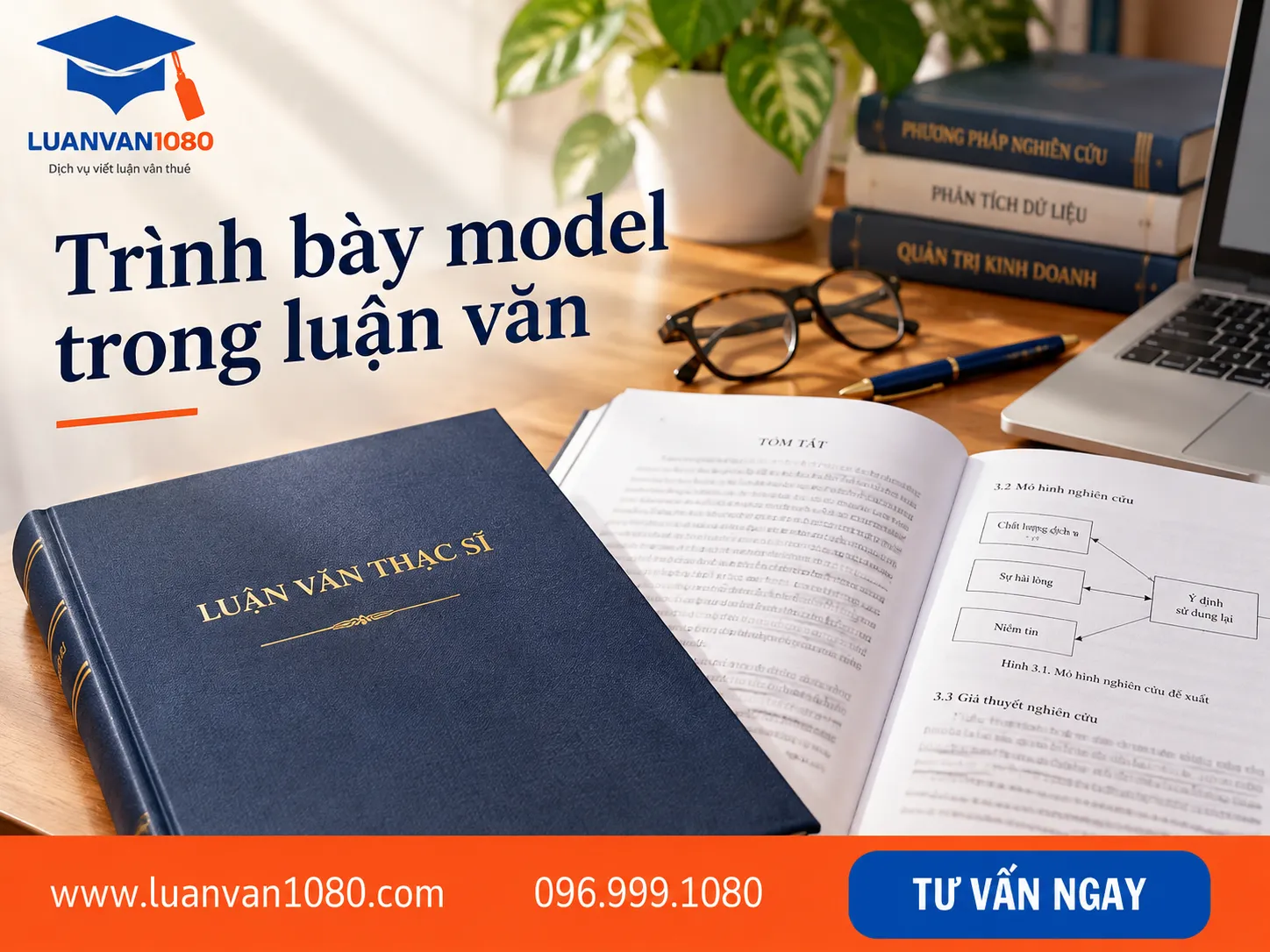 Lưu ý khi trình bày model nghiên cứu trong luận văn