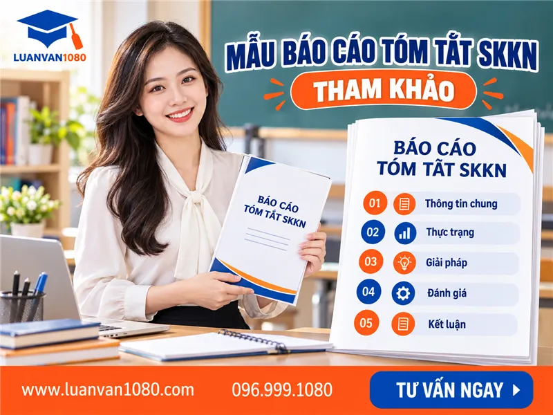Mẫu báo cáo tóm tắt sáng kiến kinh nghiệm tham khảo