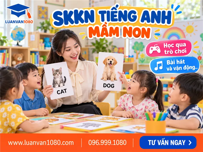 Mẫu sáng kiến kinh nghiệm tiếng anh mầm non