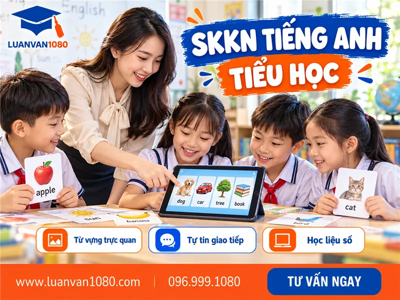 Mẫu sáng kiến kinh nghiệm tiếng anh tiểu học