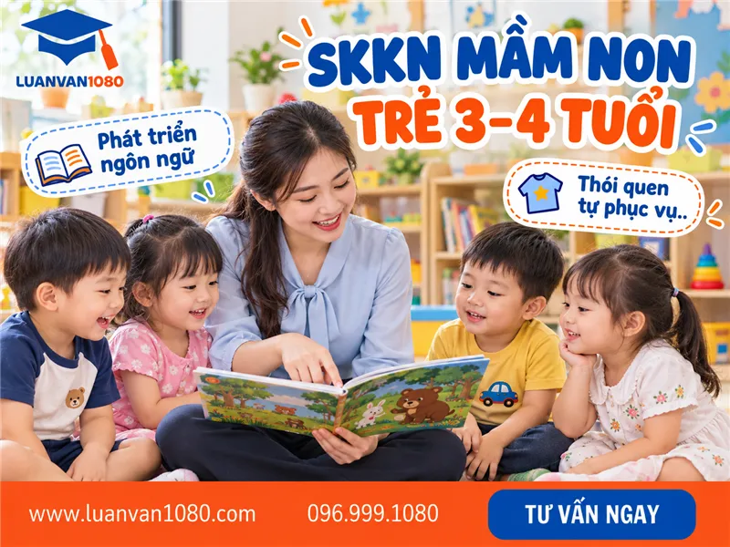 SKKN mầm non đạt giải cấp tỉnh 3-4 tuổi