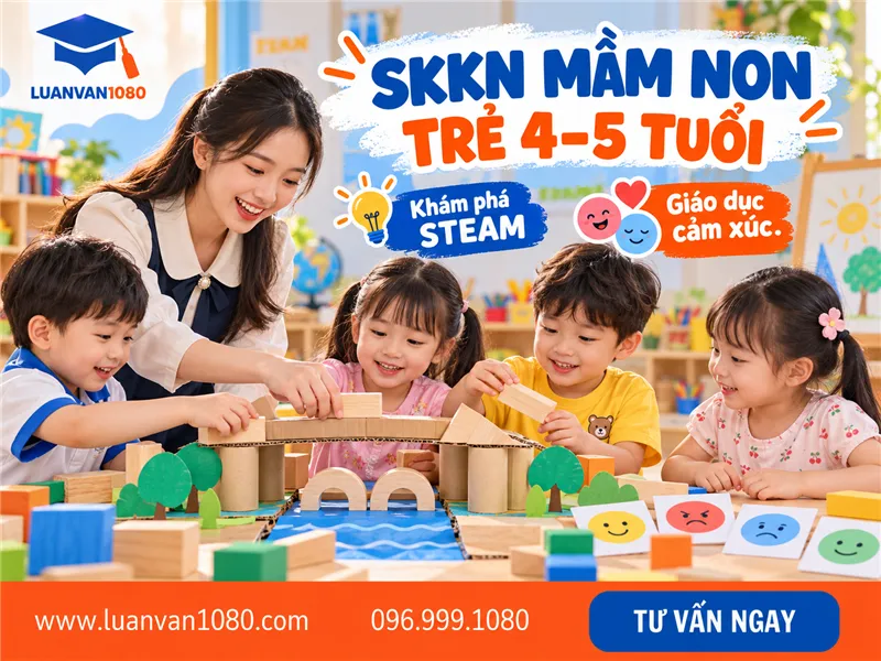 SKKN mầm non đạt giải cấp tỉnh 4-5 tuổi