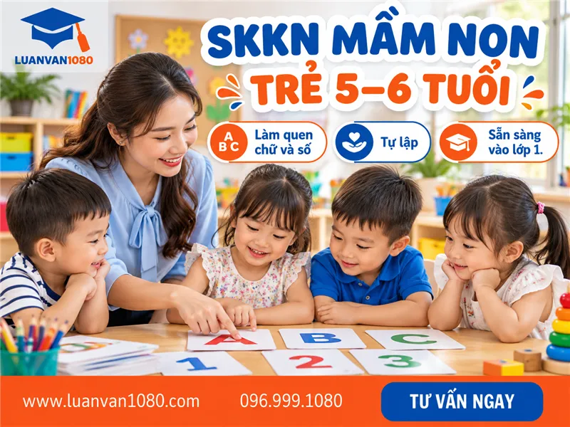 SKKN mầm non đạt giải cấp tỉnh 5-6 tuổi 