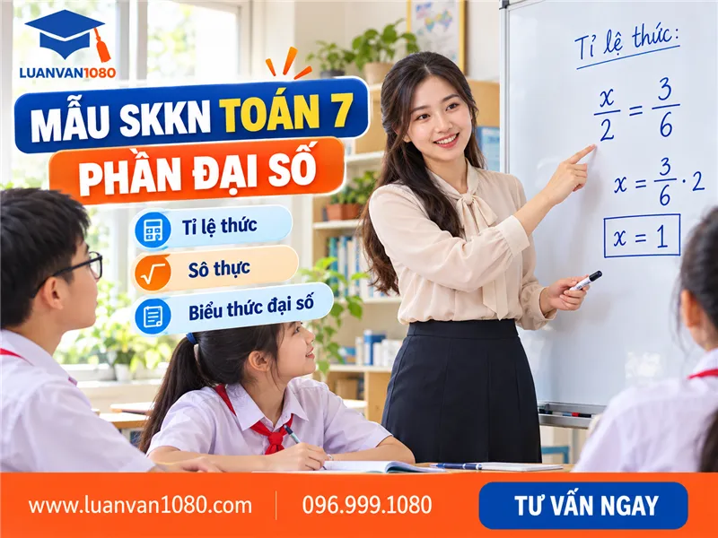 Mẫu SKKN toán 7 phần Đại số