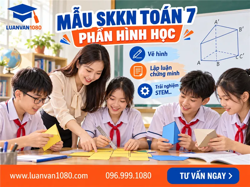 Mẫu SKKN toán 7 phần Hình học