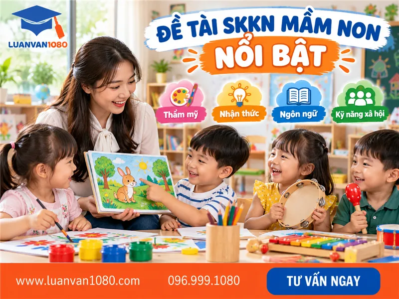 Mẫu 20+ SKKN mầm non đạt giải cấp tỉnh hay, mới nhất