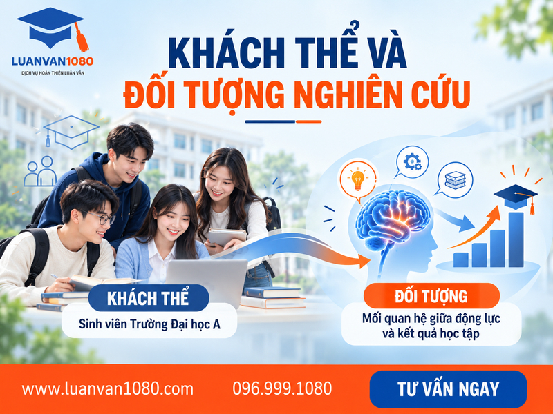 Sự khác nhau giữa khách thể nghiên cứu và đối tượng nghiên cứu