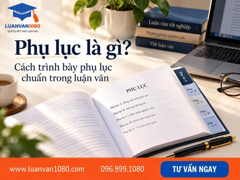 Phụ lục là gì? Cách trình bày phụ lục chuẩn trong luận văn