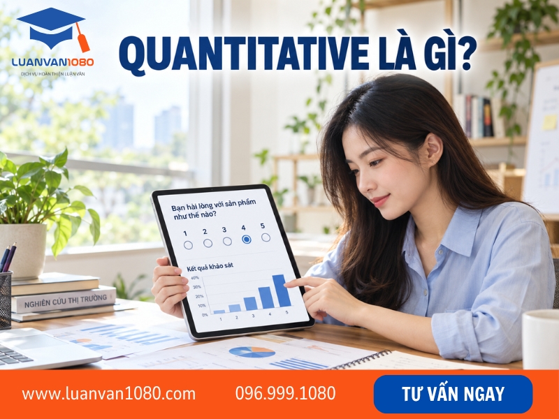 Quantitative là gì? Tổng quan về nghiên cứu định lượng