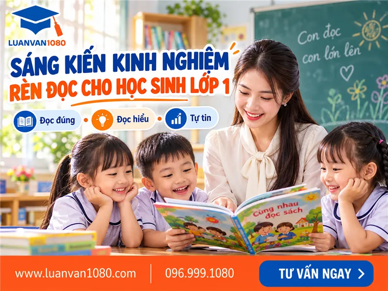 Sáng kiến kinh nghiệm rèn đọc cho học sinh lớp 1