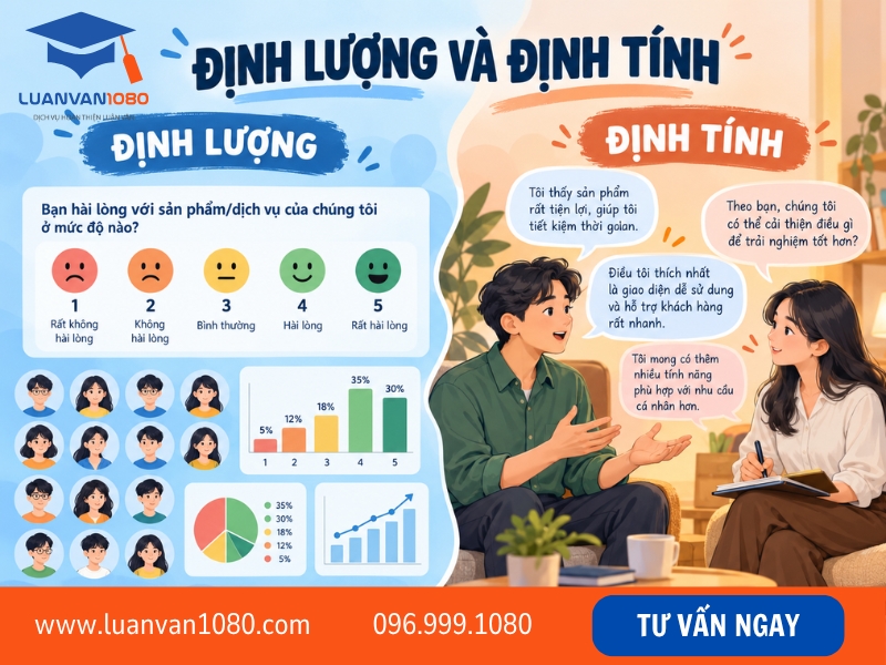 Phân biệt nghiên cứu định lượng và định tính