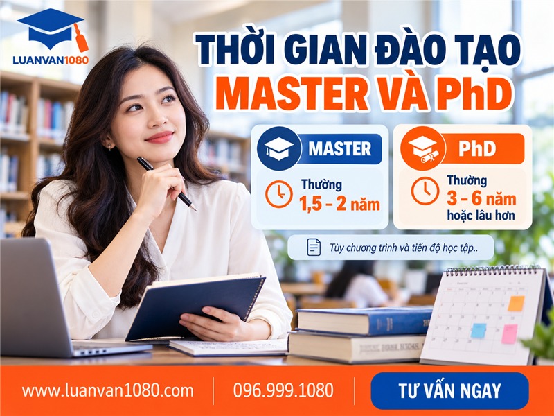 Về thời gian đào tạo của bằng Master và PhD