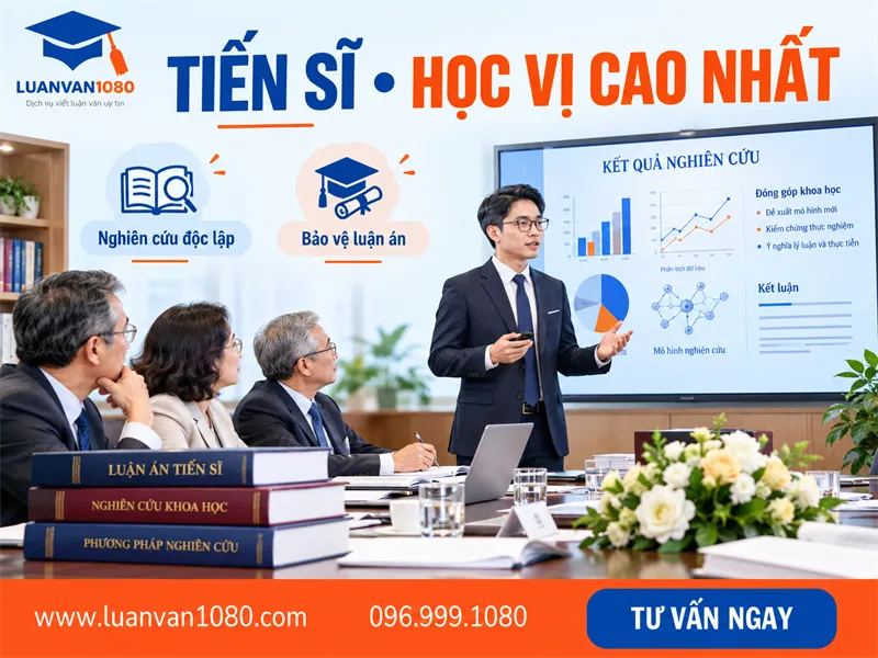 Tiến sĩ – học vị cao nhất trong đào tạo đại học