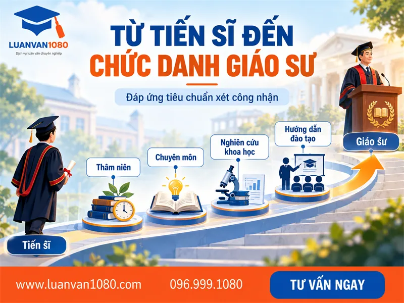 Tiêu chuẩn để trở thành giáo sư sau khi có bằng tiến sĩ
