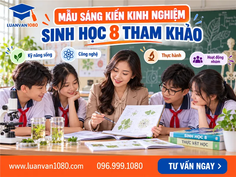 Tổng hợp mẫu sáng kiến kinh nghiệm sinh học 8 hay nhất