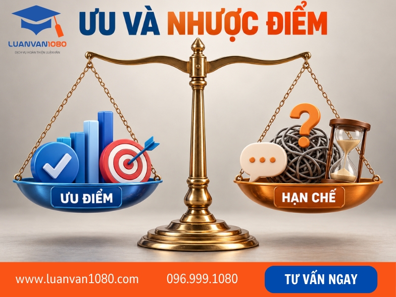 Ưu điểm cùng nhược điểm của nghiên cứu định lượng