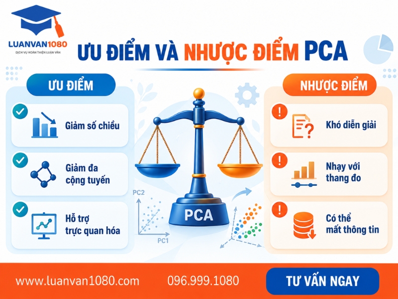 Ưu điểm và nhược điểm của PCA