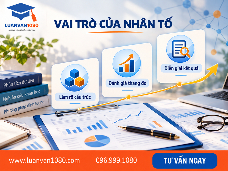 Vai trò của nhân tố trong phân tích dữ liệu định lượng