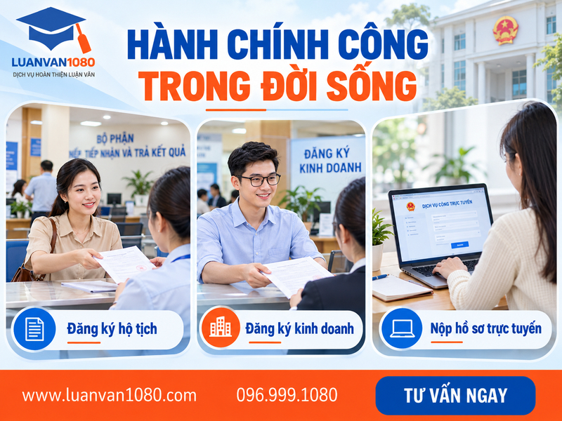 Ví dụ thực tế về hành chính công và dịch vụ hành chính công