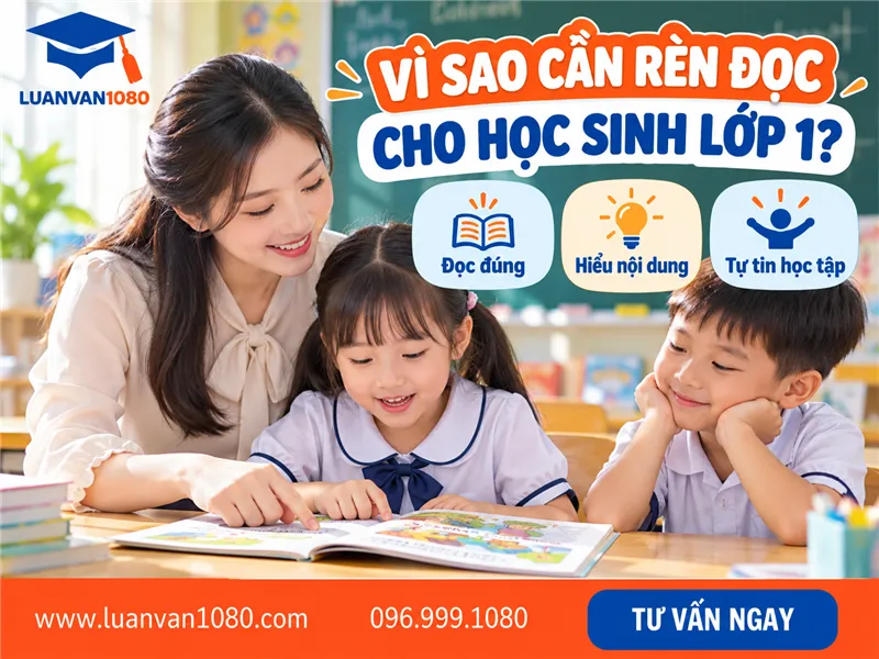 Vì sao cần rèn kỹ năng đọc cho học sinh lớp 1?