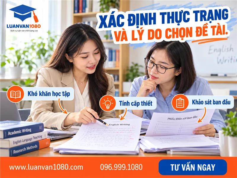 Xác định thực trạng và lý do chọn đề tài