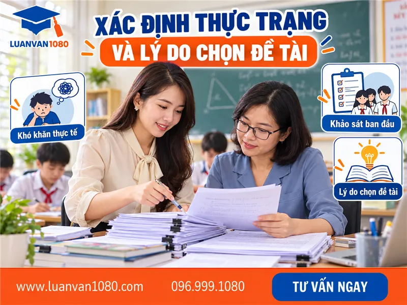 Xác định thực trạng và lý do chọn đề tài